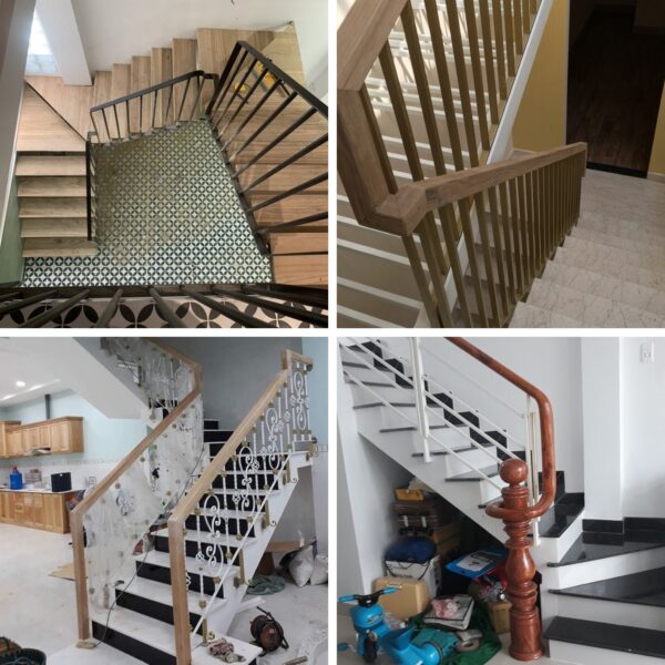 mẫu lan can cầu thang sắt đẹp