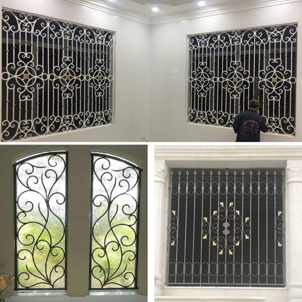 mẫu khung sắt mỹ thuật bảo vệ cửa sổ