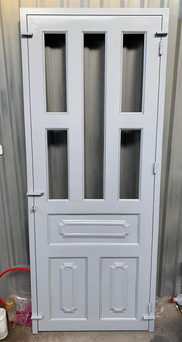 cửa sắt 1 cánh khung bao và khung cửa sắt hộp 40x80